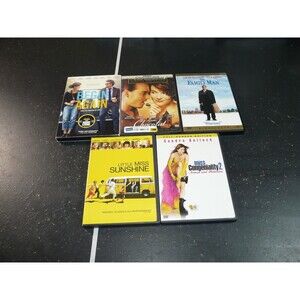 Romantic Comedy DVD Lot of 5 - Again Chocolat Family Man Sunshine Congeniality
